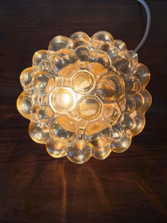 60s Tynell Bubble Glas Wall or ceiling Lamp Amber Gold – Helena Tynell, Ceiling lights, Metal (photo 9 of 12)