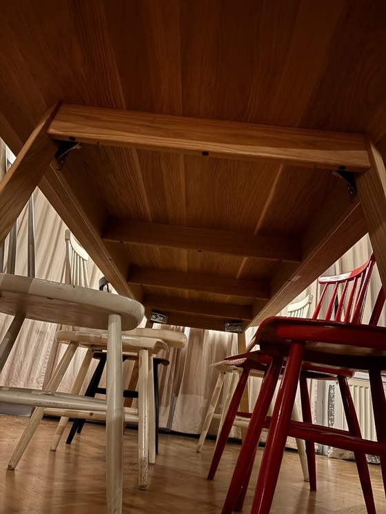 Image 1 of Table de salle à manger HAY Elipse en chêne massif 250 x 85