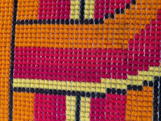 Vintage Space Age Wall Hanging – Wall decoration, Textile, Wool (photo 6 of 7)