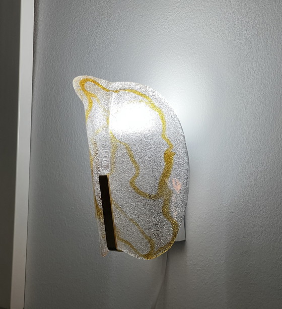 Image 1 of Aplique de cristal de Murano Mazzega, Italia, década de 1970