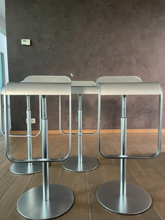 Image 1 of 2 pezzi Lem Sgabello da bar con struttura in acciaio inossidabile