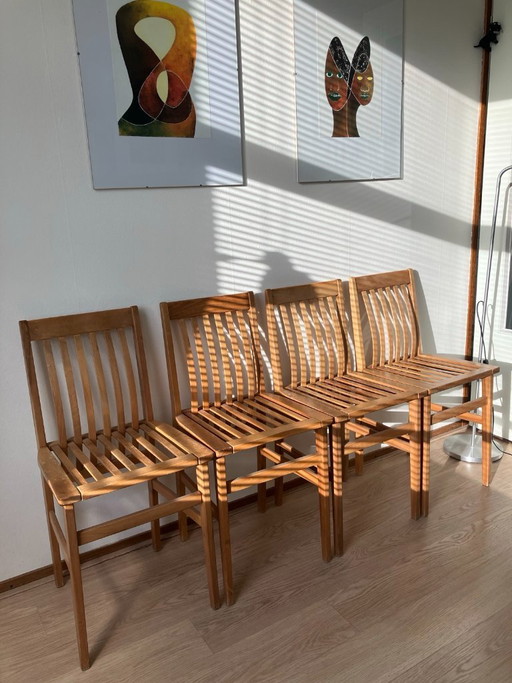 4 x 'Milano' chairs by Aldo Rossi for Molteni&C (1987)