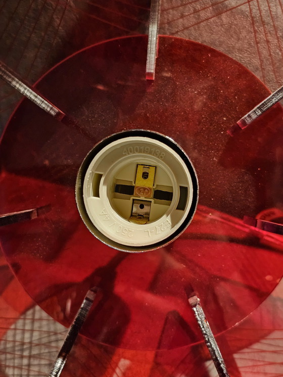 Image 1 of Paul secon? Futuristic space-age pendant lamp made of plexiglass and nylon thread