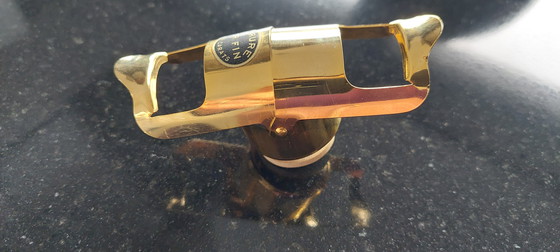 Image 1 of Champagnerverschluss des Weinguts Pommery, 24-karätig vergoldet