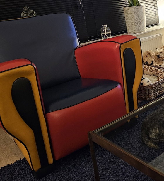 Chaise design Hip Hop / Peter van Zoetendaal – Fauteuils, Cuir (photo 4 of 5)