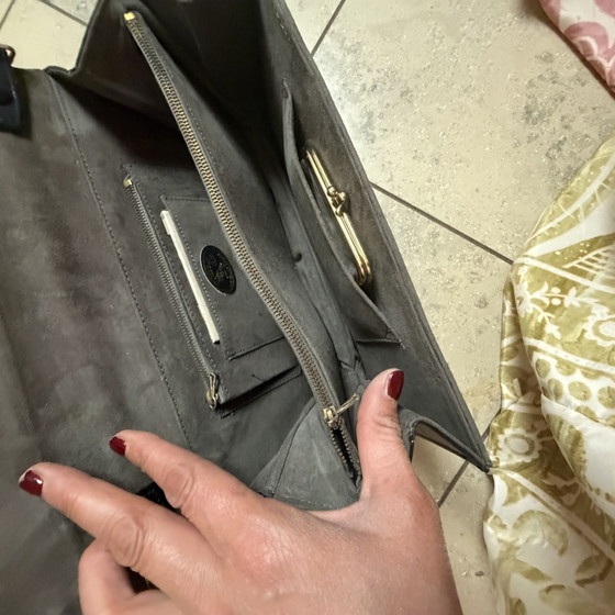 Image 1 of Borsa a tracolla vintage Corbeau Curio in pelle e pelo di cavallino – Nuova