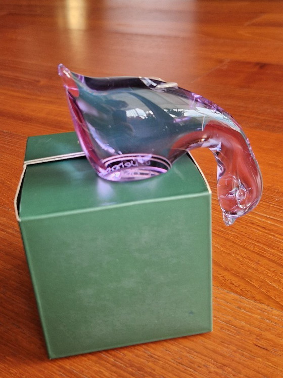 Image 1 of Par de figuras de animales de cristal de Murano - Nason