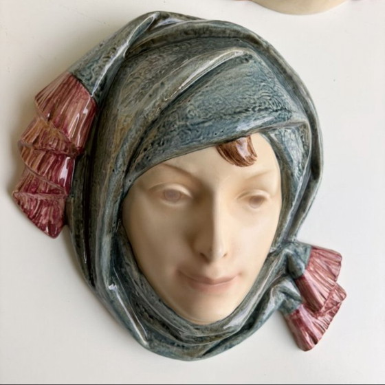 Image 1 of Goebel “Le Quattro Stagioni” – Antonio Ruiz Diaz – Serie completa di 4 maschere murali (1983-1988)