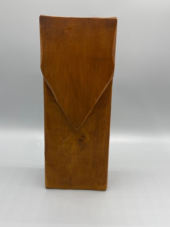 Gesneden houten doodskist in de vorm van een maaier – landelijke volkskunst – Decoratieve objecten (photo 3 of 7)