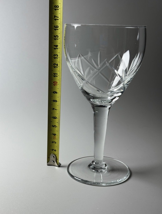 Image 1 of 6 grandi bicchieri da vino in cristallo - Holmegaards
Glasværk. Anni '20