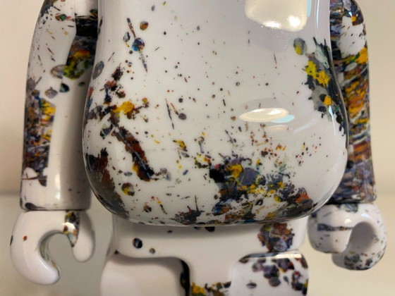 Bearbrick Jackson Pollock Studio Splash Version 400% + 100% Medicom Toys – Decorative Objects, Plastic (photo 4 of 12)