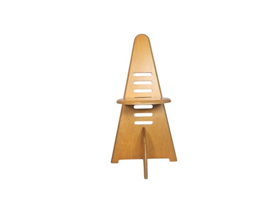 Dutch design - Gijs Boelaars - Lundia - Chair - Model Lundi-sit - 80s – Dining chairs, Wood (photo 2 of 7)