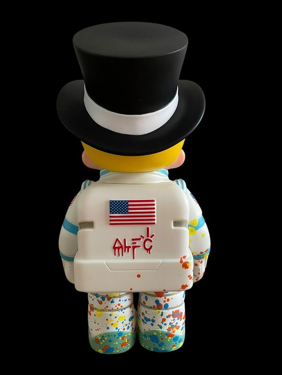 Image 1 of Alec Monopoly Rags to Richie "Spaceman Richie" Handbemalt (Limitiert 1 von 250)