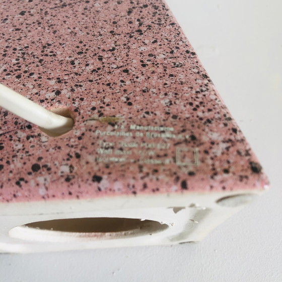 Image 1 of Lamp base in Brussels porcelain with a terrazzo effect