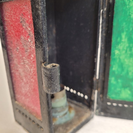 Image 1 of Linterna técnica ferroviaria, H. Luchaire, años 20 - Francia