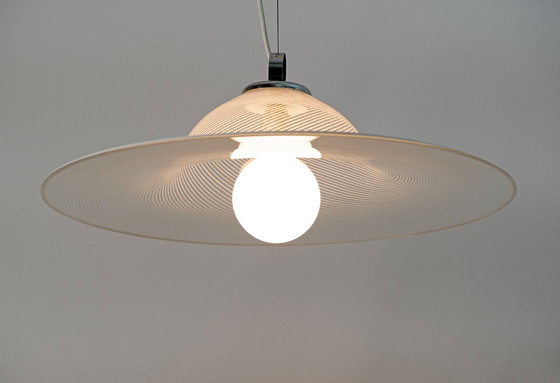 Image 1 of Lampada a sospensione in vetro di Murano a spirale, anni '70, metà del secolo scorso