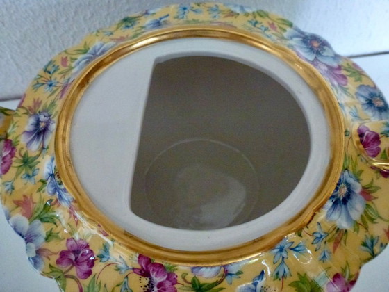 Image 1 of Sophie Chintz Sadler Teapot, Wildflowers, 6 cups, model 5111.