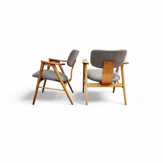Image 1 of Mid-Century Modern fauteuil FB14 van Cees Braakman voor Pastoe 1955, Set van 2