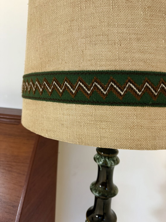 Image 1 of Lampadaire bulle vintage en céramique, Kaiser Leuchten '60