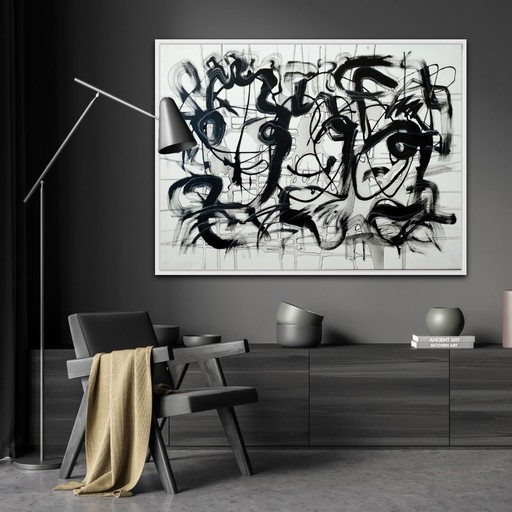 Natia Antadze Retrato abstracto 