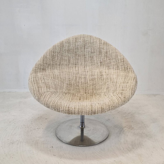 Image 1 of Vintage Globe fauteuil met voetenbankje van Pierre Paulin voor Artifort, 1970