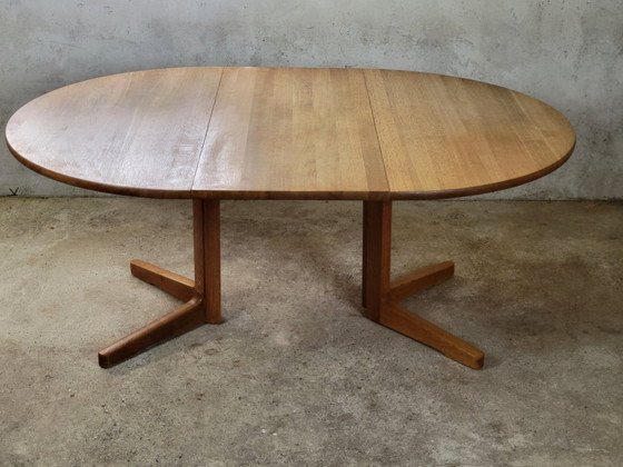 Image 1 of RY Møbler RY35 extendable dining table in solid oak, 1979