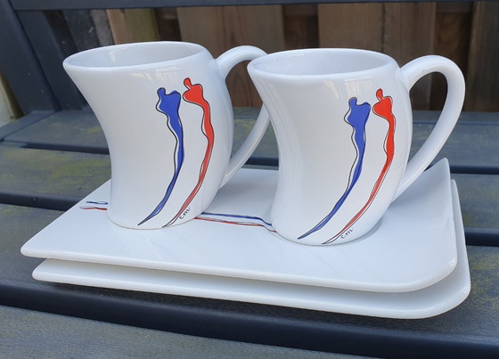 Image 1 of 2x Tasse et soucoupe de Corry Ammerlaan Van Niekerk