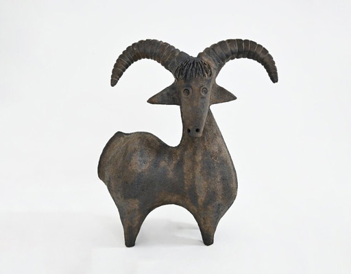 Ceramic goat by Dominique Pouchain