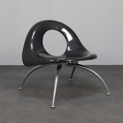 Très rare chaise longue "éléphant" en fibre de carbone Herbert Schultes, Lensvelt