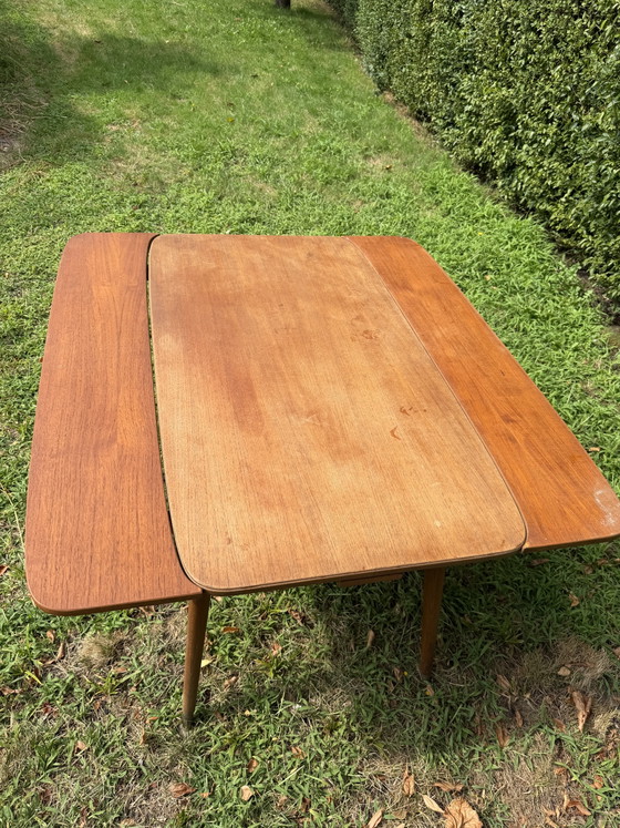 Tavolino sollevabile vintage in stile Mid-Century Modern / Mufuti (Modello 346 / Decor 3484) (photo 10 of 15)