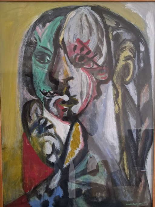 Acrylic painting (COBRA style)