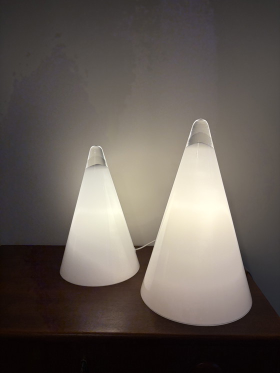 Image 1 of ¡Ilu di Vetro Iceberg Piramide TeePee XL & L Tafellamp!