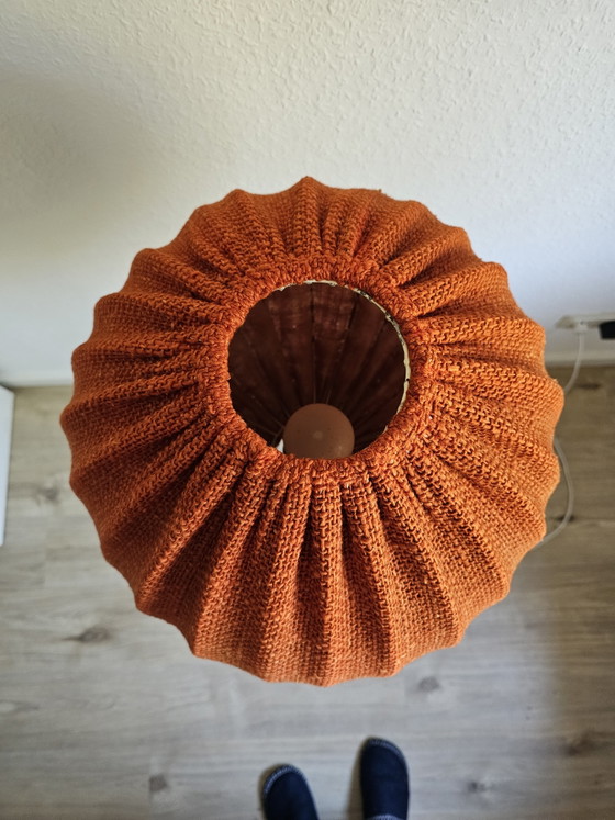 Rare lampadaire du milieu du siècle attribué à Hans Agne Jakobsson – Hans-Agne Jakobssen, Brass, Wool (photo 5 of 15)