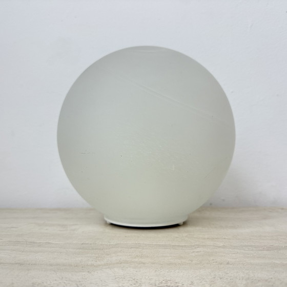 Image 1 of Lampada da tavolo vintage in vetro Wofi Leuchten Mars