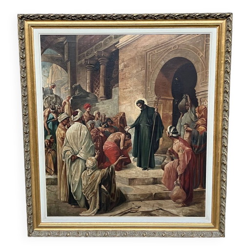 Emil Place "Jean Baptiste" – schilderijen tekeningen, Canvas