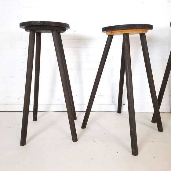 Image 1 of 6x sgabello da bar vintage