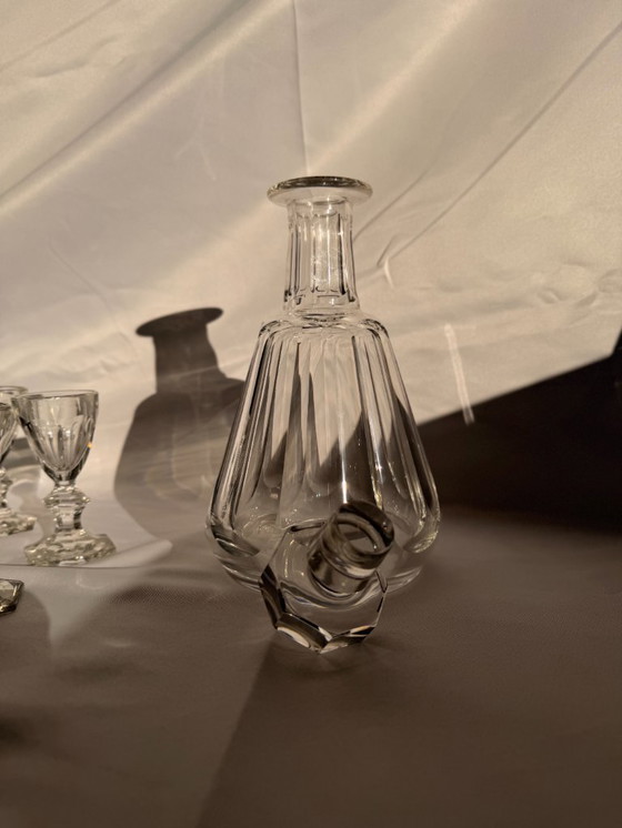 Image 1 of Baccarat Harcourt Crystal Digestive Service / Crystal Liqueur Set (9 stuks)