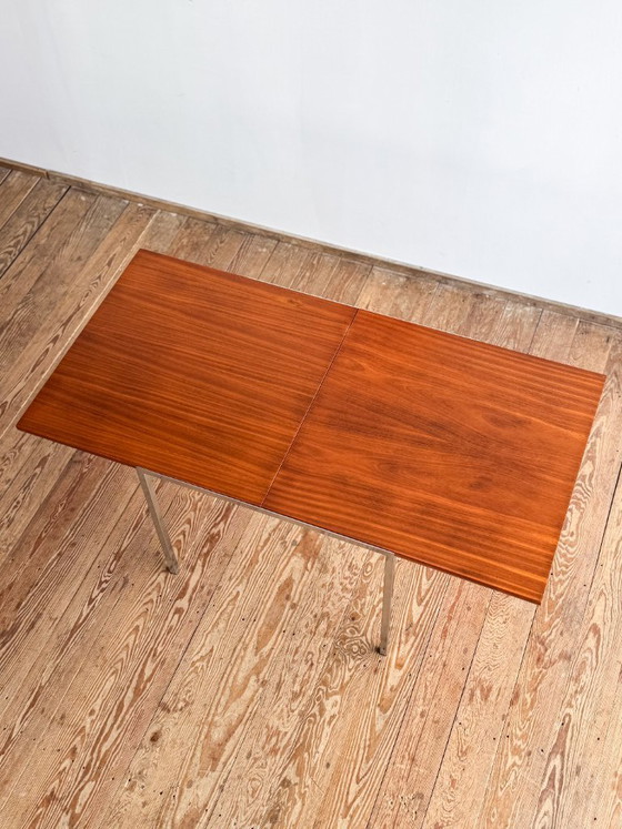 Image 1 of Uitschuifbare teakhouten eettafel van Wilhelm Renz, Duitsland