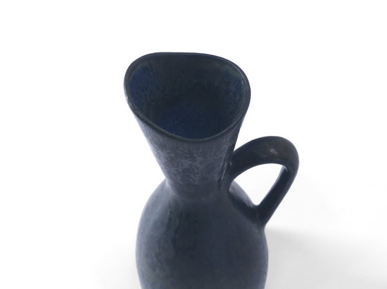 Image 1 of Blue Stoneware Vase Carl Harry Stalhane Rörstrand 1960