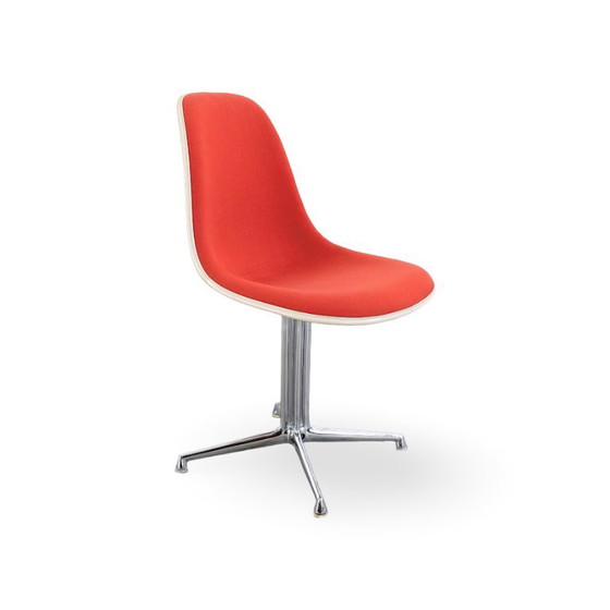 Set of 4 La Fonda chairs Vitra Charles Eames fiberglass vintage – Side chairs, Chrome (photo 3 of 10)