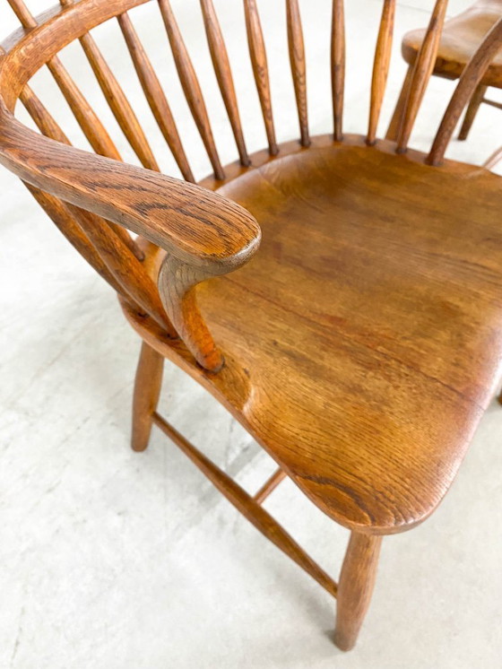 Image 1 of Sedie da pranzo Windsor modello CH 18A di Frits Henningsen per Carl Hansen & Son