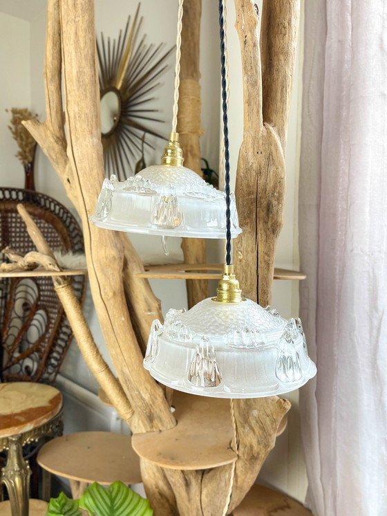 Image 1 of EZAN Vintage Glass Globe Pendant Customizable