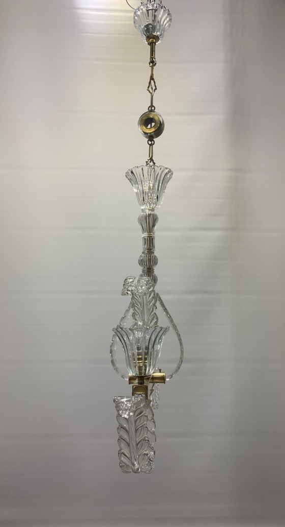 Image 1 of Pendant chandelier ++RARITY ++SEGUSO V.A. restored made in Italy