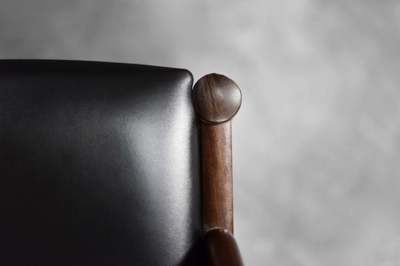 Image 1 of Vintage Mid-Century Danish Modern Teak Office Chair Model 31 by Kai Kristiansen for Schou Andersen Møbelfabrik, 1957