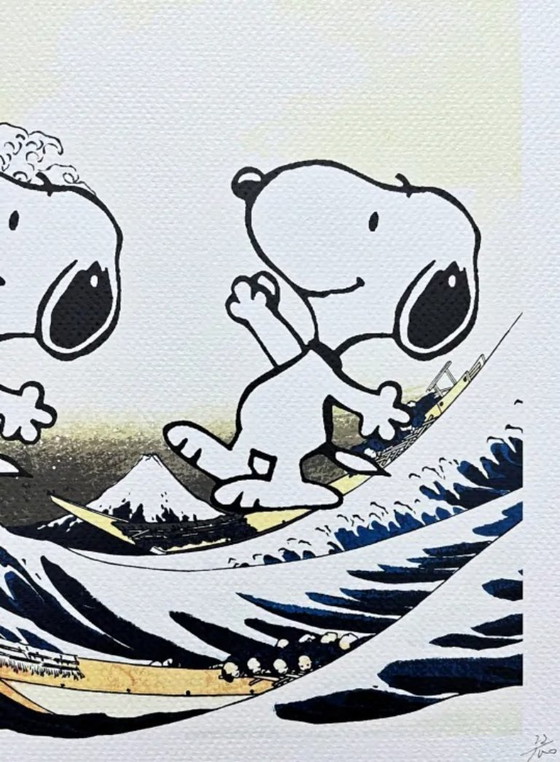 Image 1 of Death Nyc - Hokusai e Snoopy - Edizione limitata con certificato