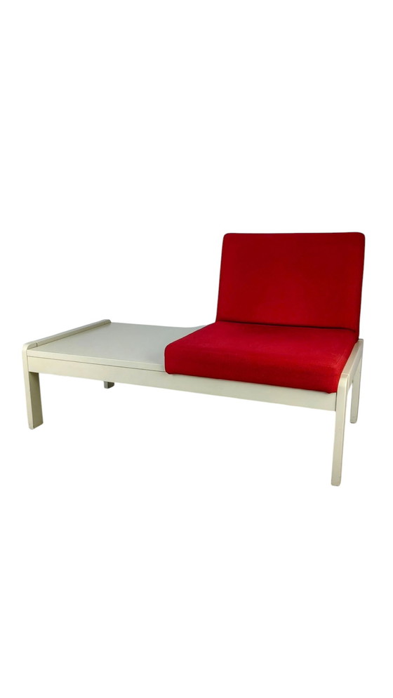 Image 1 of Mid - Century Single Sofa With Table 1970s
