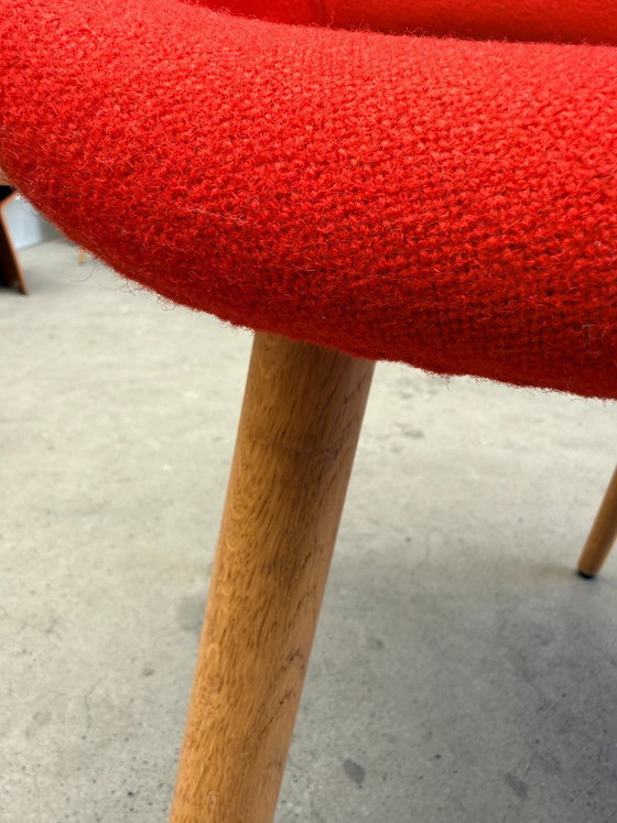 Silla Vitra Organic roja (modelo alto) – Sillones, Textile, Wood (photo 6 of 11)