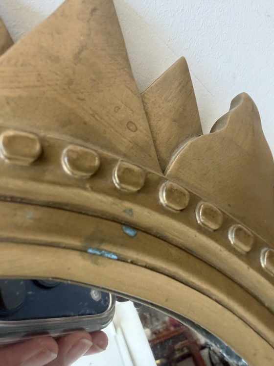 Image 1 of Zonnespiegel goudkleurig 