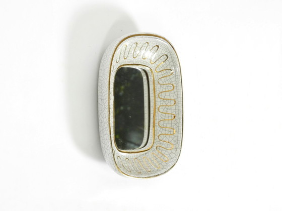 Magnifique petit miroir en céramique Art déco de Gmundner Keramik, Autriche, années 1920 – Ceramic, Vintage (photo 4 of 13)