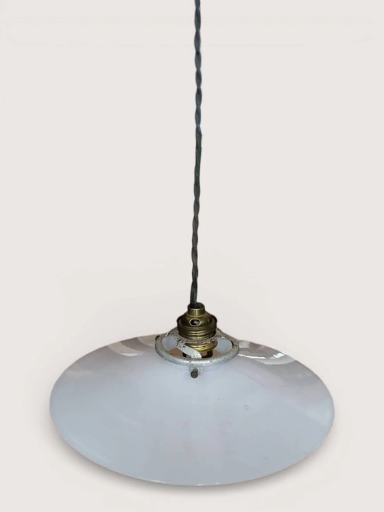 Lampada a sospensione in opalina – Lampade a sospensione, Art Deco (photo 3 of 7)